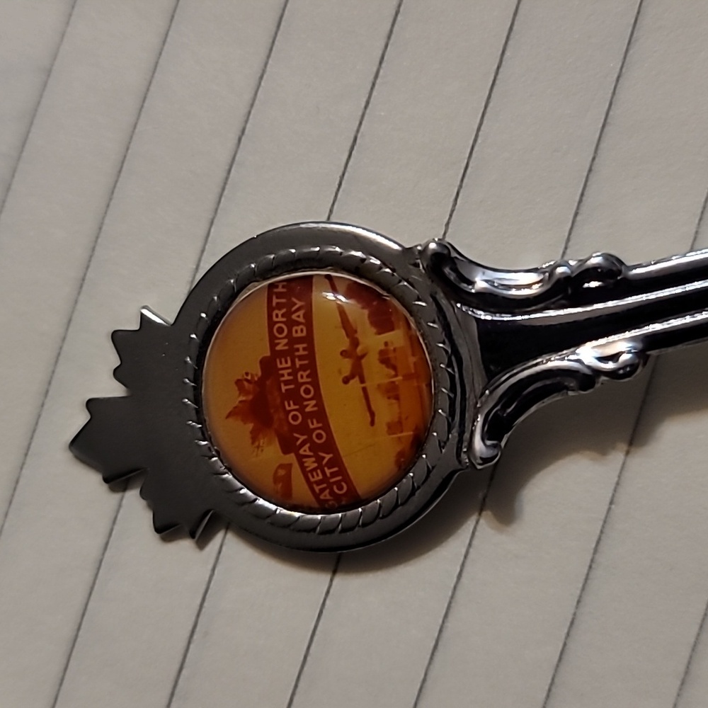 Souvenir Spoon Collectible City of North Bay, Ontario